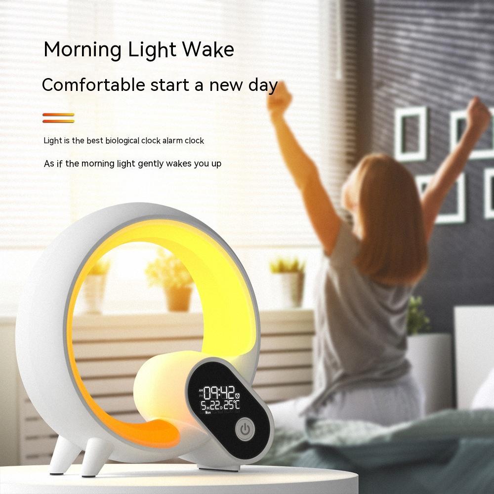US | Radiant Wake Smart Alarm Clock with Bluetooth Audio