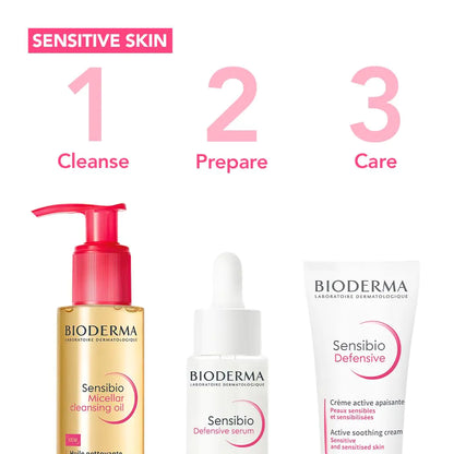 Bioderma Sensibio Micellar Cleansing Oil, 1st Ecobiological Micellar Oil Formula Cleanser That Deeply Cleanses, Soothes & Nourishes Skin with Oil-to-Milk Texture, Fragrance-Free, & Gentle To Skin