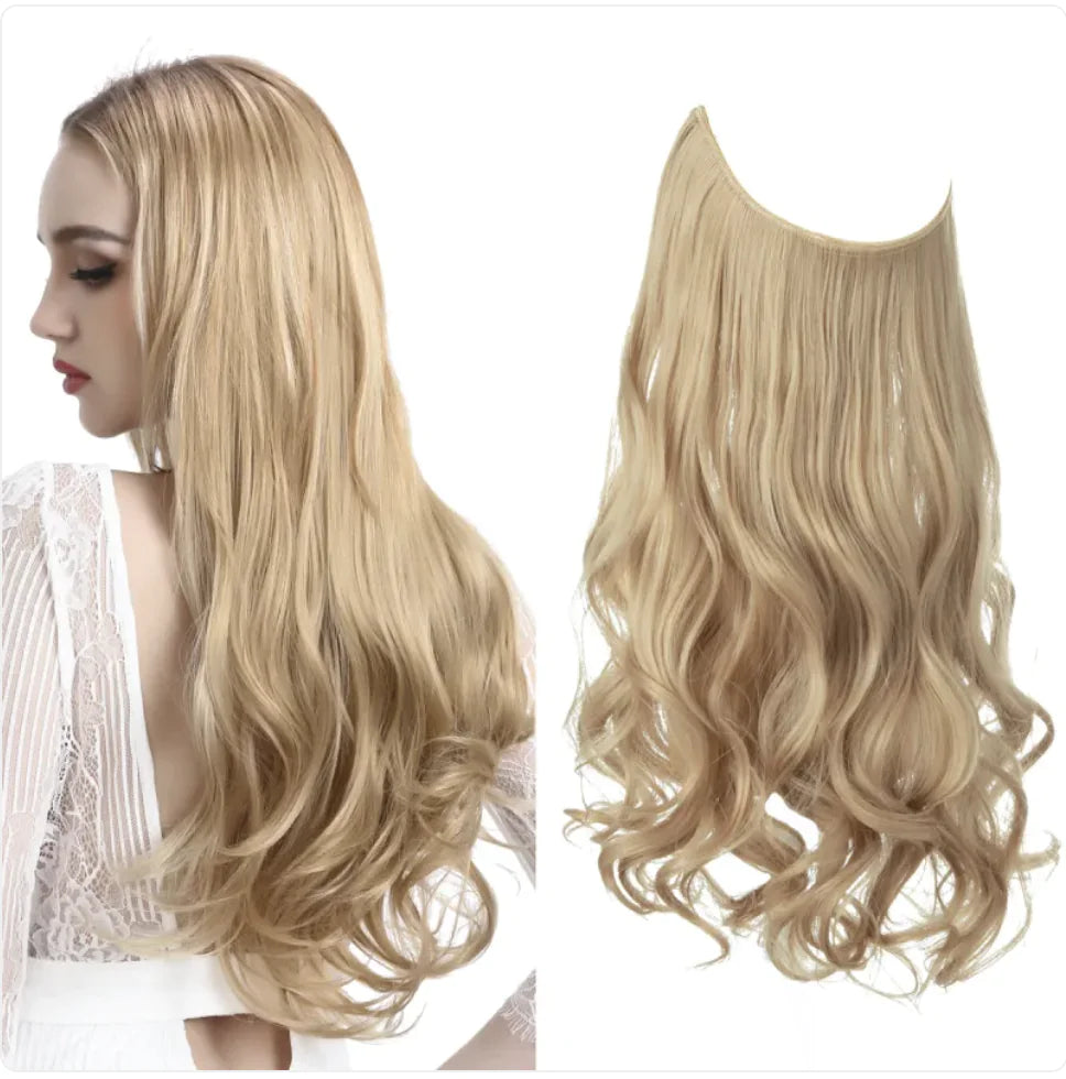 Long Curly High-Temperature Fiber Wig Set