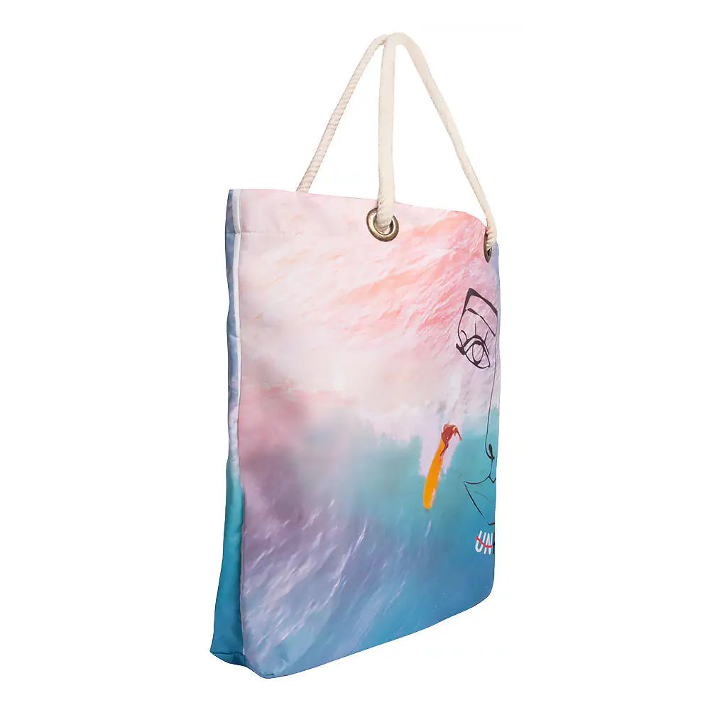 Biggdesign Faces Happy Beach Bag