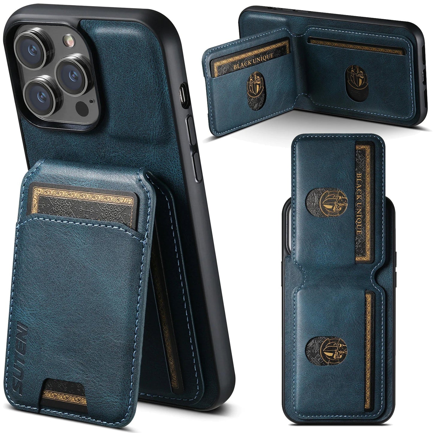 CardGuard Leather Phone Case - Catch Cards
