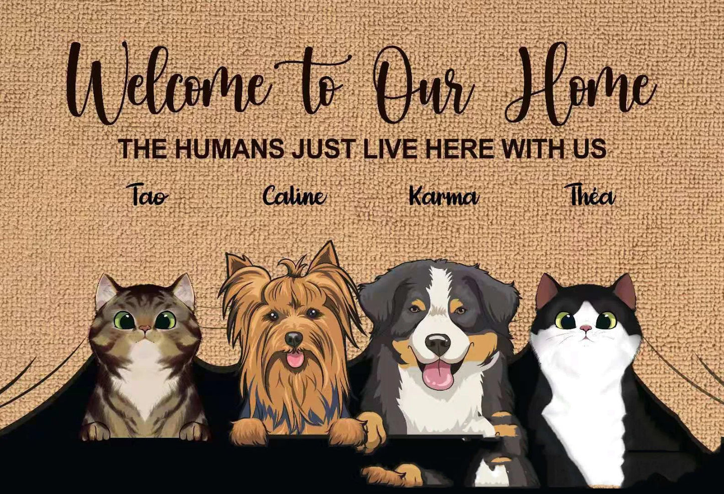 Cartoon Pet Non - Slip Bath Mat - Catch Cards