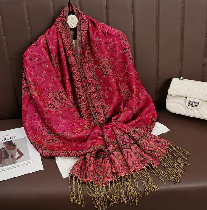 Cashmere Shawl – Women's Printed Warm Scarf - HejK.com Marketplace.