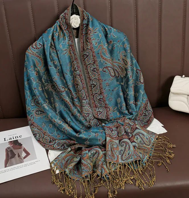 Cashmere Shawl – Women's Printed Warm Scarf - HejK.com Marketplace.