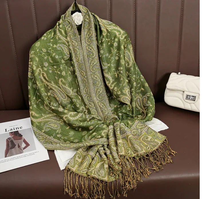 Cashmere Shawl – Women's Printed Warm Scarf - HejK.com Marketplace.