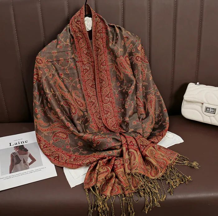 Cashmere Shawl – Women's Printed Warm Scarf - HejK.com Marketplace.