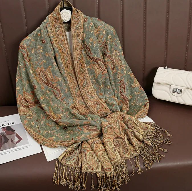 Cashmere Shawl – Women's Printed Warm Scarf - HejK.com Marketplace.