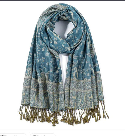 Cashmere Shawl – Women's Printed Warm Scarf - HejK.com Marketplace.