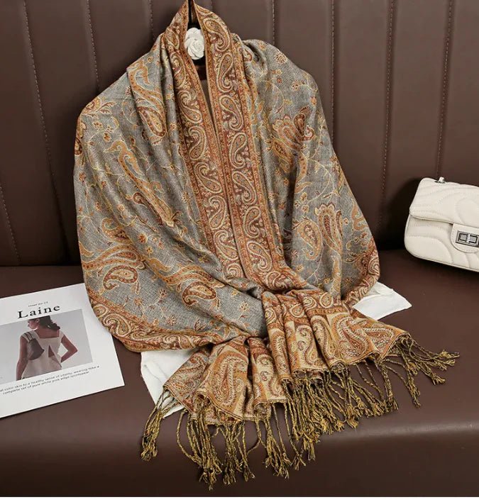 Cashmere Shawl – Women's Printed Warm Scarf - HejK.com Marketplace.