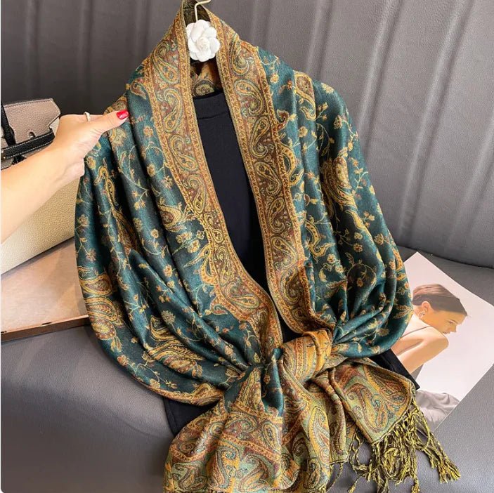Cashmere Shawl – Women's Printed Warm Scarf - HejK.com Marketplace.