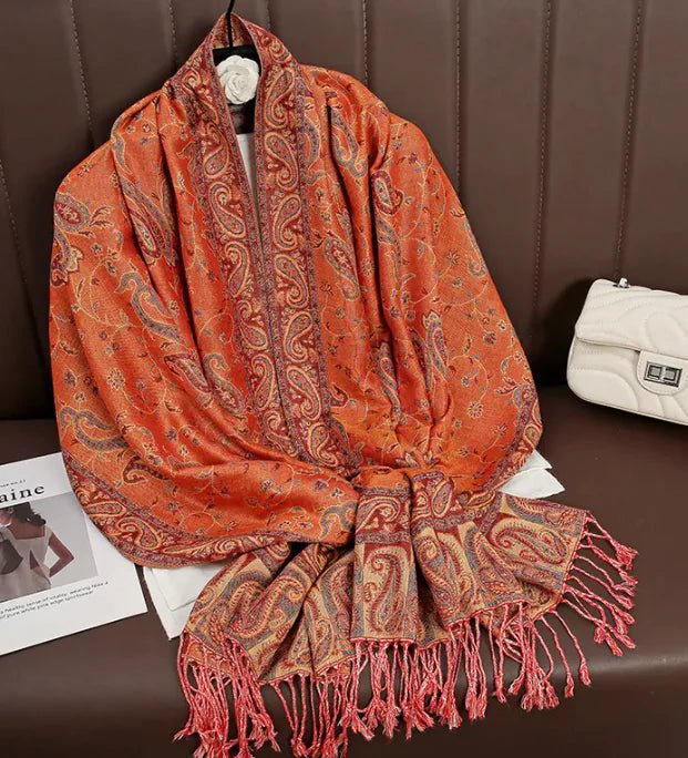 Cashmere Shawl – Women's Printed Warm Scarf - HejK.com Marketplace.