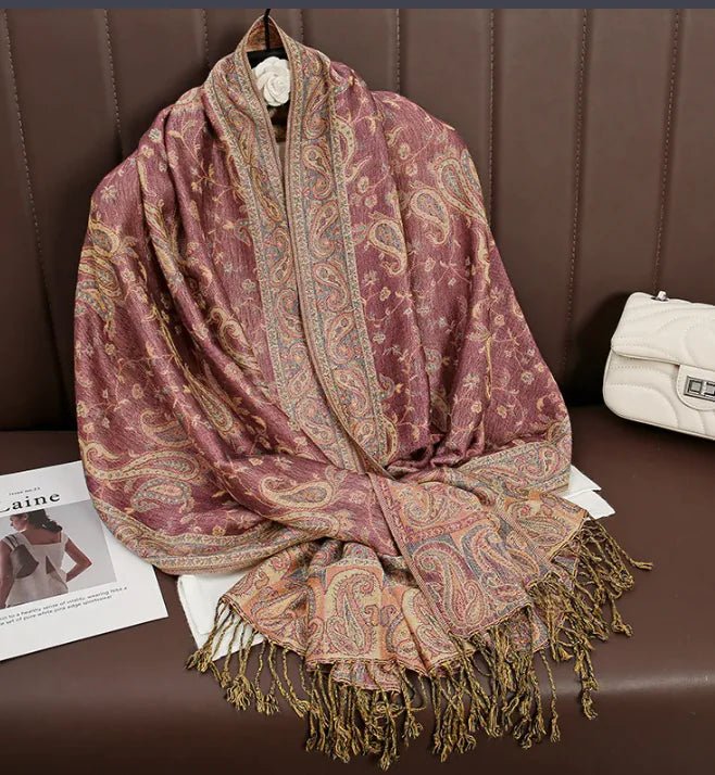 Cashmere Shawl – Women's Printed Warm Scarf - HejK.com Marketplace.