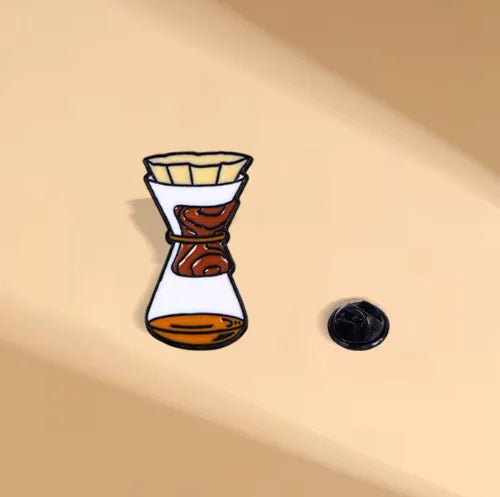 Cat & Coffee Enamel Pin Set - Catch Cards