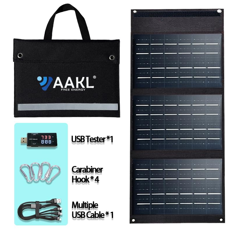 SunPak 36W Foldbar Soloplader | bærbart solpanel