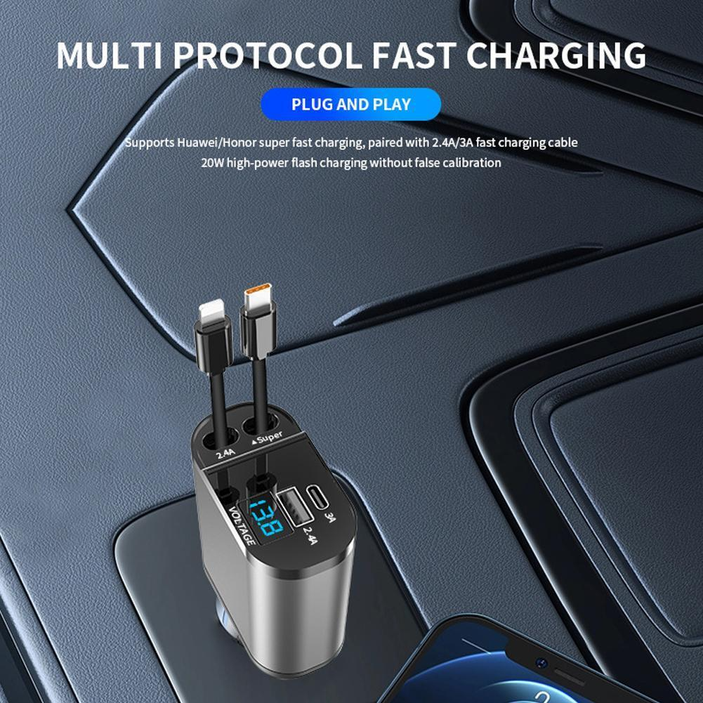 SpeedCharge 4-in-1 Car Charger | fast car charger