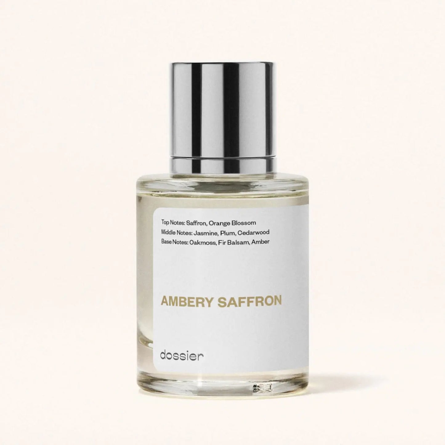 Dossier - Eau de Parfum - Ambery Saffron - Inspired by MFK's B.accarat R.ouge 5.40 - Perfume Luxury - Pure Infused - Paraben Free - Vegan - For Women Men Unisex - Fragrance (100 ml) 3.4 Fl Oz (Pack of 1)