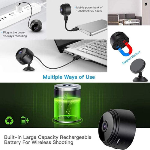 EE. UU. | Cámara inteligente compacta – Monitor de seguridad inalámbrico