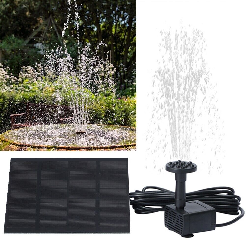 Solar Splash Fontæne: Fuglebad & Have Must-have | automatisk solvandfunktion