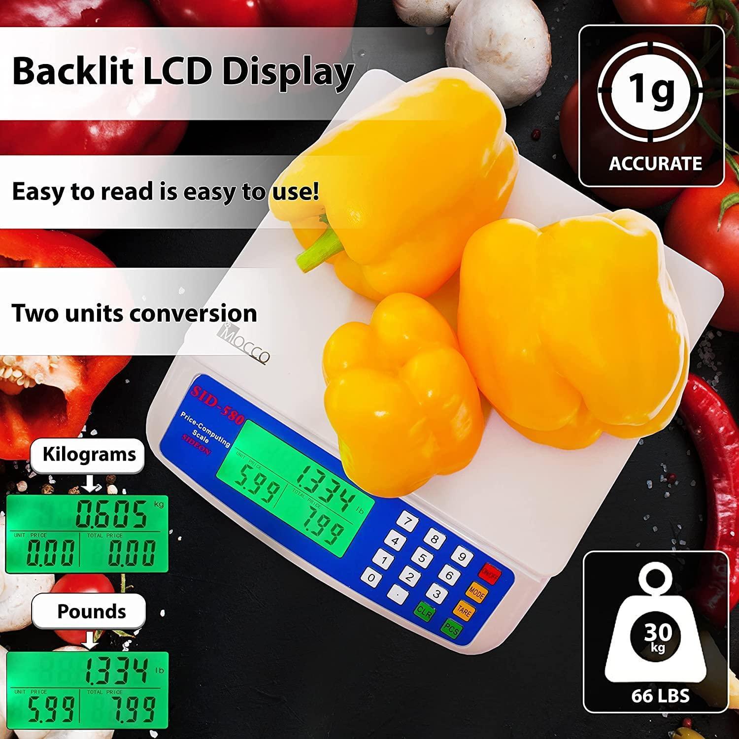 US | Precision Digital Food Scale 30kg Precision LCD