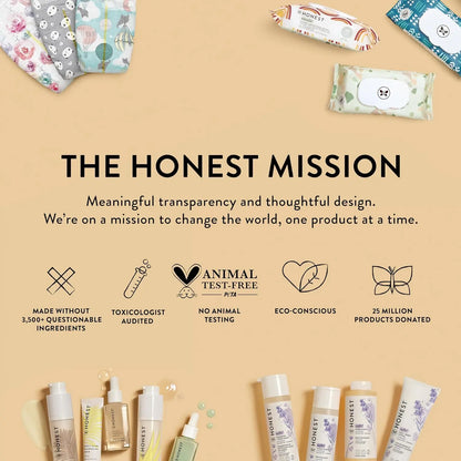 The Honest Company 保湿面部 + 身体乳液 | 快速吸收、天然萃取、低过敏性 | 甜杏仁滋养霜，8.5 液量盎司 8.5 液量盎司（1 包）