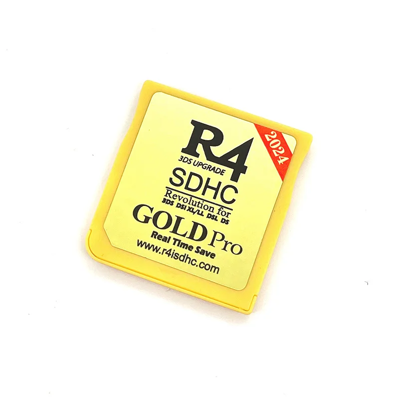2024 Version R4 Gold Pro SDHC R4i für DS/3DS/2DS Revolution Cartridge + USB | High-Speed-Gaming-Karte