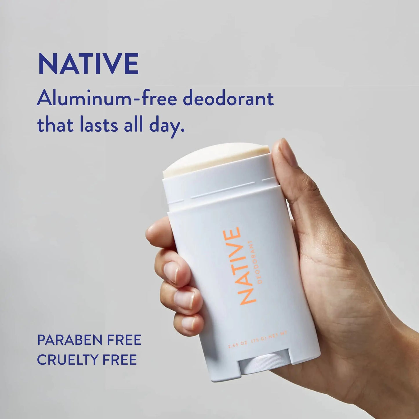 Native deodorant | Naturaalsed deodorantide hooajalised lõhnad naistele ja meestele, alumiiniumivabad söögisooda, probiootikumide, kookosõli ja sheavõiga | Magus virsik ja nektar