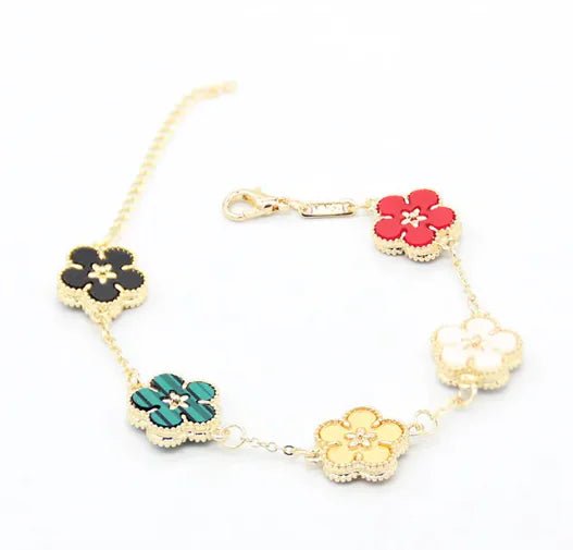 Double - Sided Plum Blossom Bracelet - Catch Cards