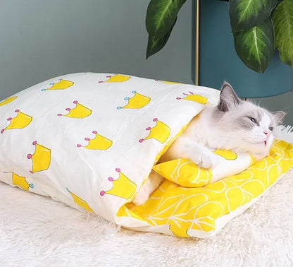 Cama extraíble para mascotas Ya sea que su mascota sea un gato pequeño o un perro grande, esta cama es adecuada para mascotas de todos los tamaños.