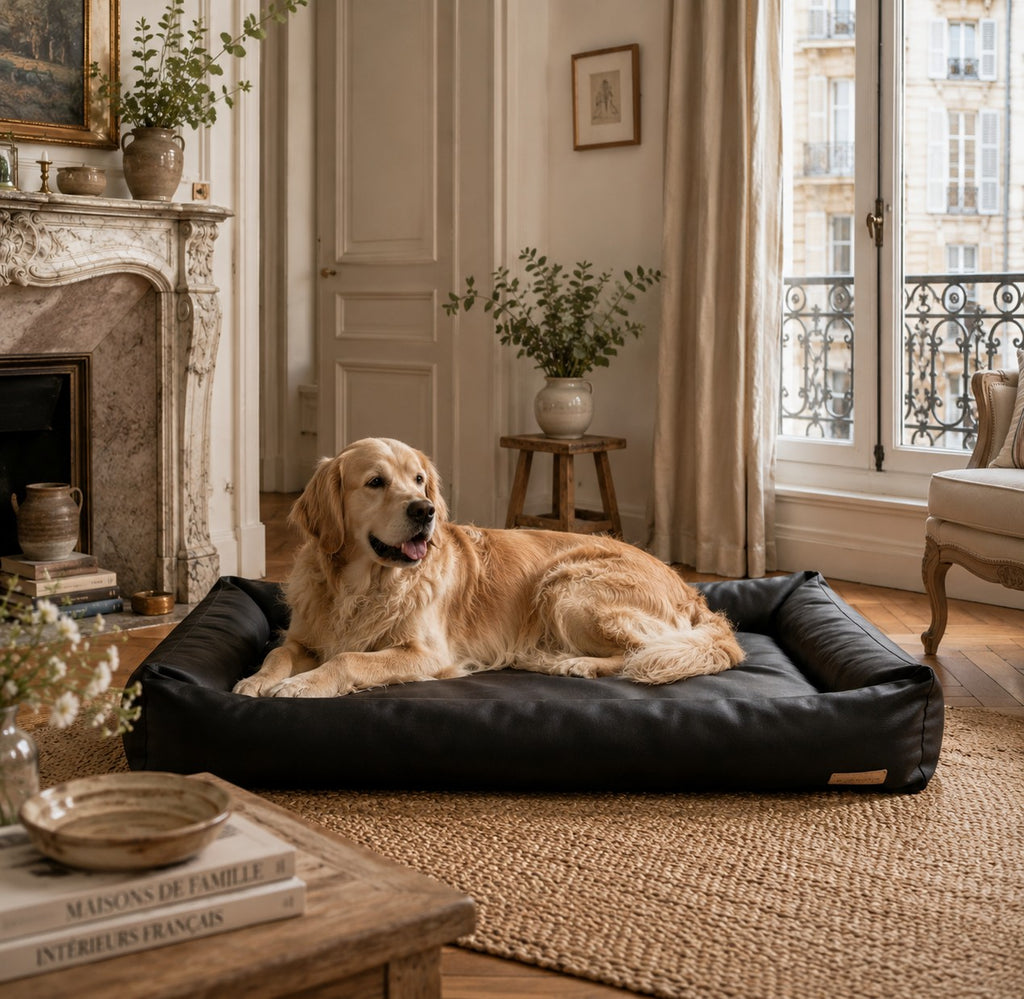 Big Den Waterproof Dog & Cat Basket Bed – Grey, S
