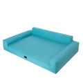 Mano Dog Bed with Removable Cover – Blue, L