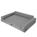 Mano Dog Bed with Removable Cover – Taupe, L