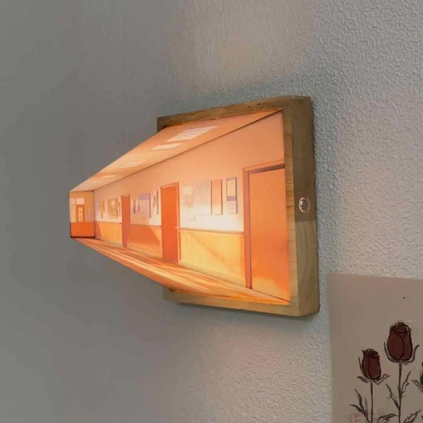 3D Naked Eye Vision Night Light Wall Lamp