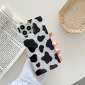 US | Rustic Cow Design Square iPhone 13 Pro Max Case