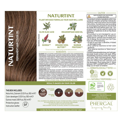 Naturtint Permanent Hair Color 7GM Chocolate Caramel (Pack of 6), Ammonia Free, Vegan, Cruelty Free, up to 100% Gray Coverage, Long Lasting Results (Packaging may vary)