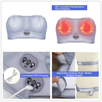 Chest Massager Enhancement US Say goodbye to expensive and risky surgeries, and say hello to a more confident you!