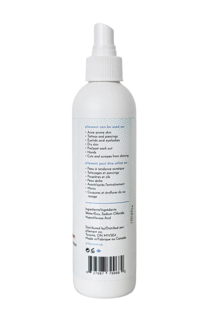 Hypochlorous Acid Ansikts- og hudspray - HOCL- Trygg for bruk på akneutsatt hud - Eksem - Tørr hodebunn - Etterprosedyre -Toner - Eye Lash Cleanser - Ansikts- og håndrens (Stor 8 oz.) 8 Fl Oz (pakke med 1)