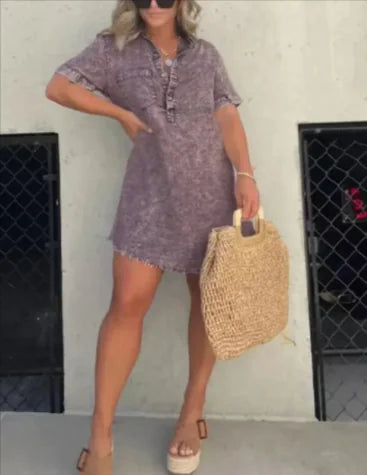 Vestido casual cómodo para mujer