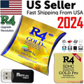 2024 Version R4 Gold Pro SDHC R4i für DS/3DS/2DS Revolution Cartridge + USB | High-Speed-Gaming-Karte