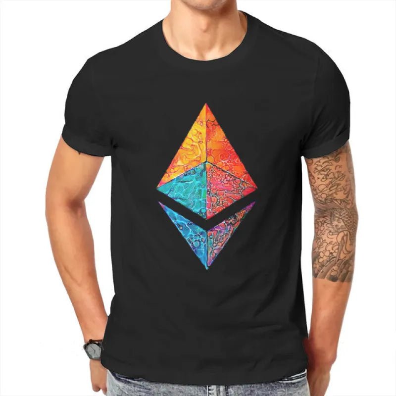 Ethereum Crypto Cotton Tee - Catch Cards