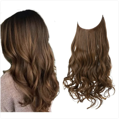 Long Curly High-Temperature Fiber Wig Set