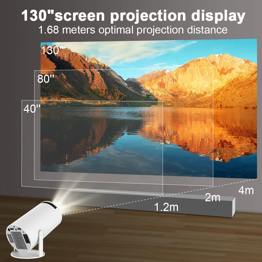 Proyector Transpeed 4K con Android 11