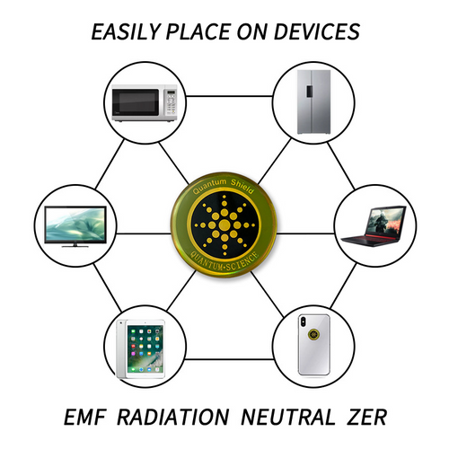 US | 5G EMF Quantum Shield Stickers - 12 Pack for Devices .the best 5G EMF protection stickers