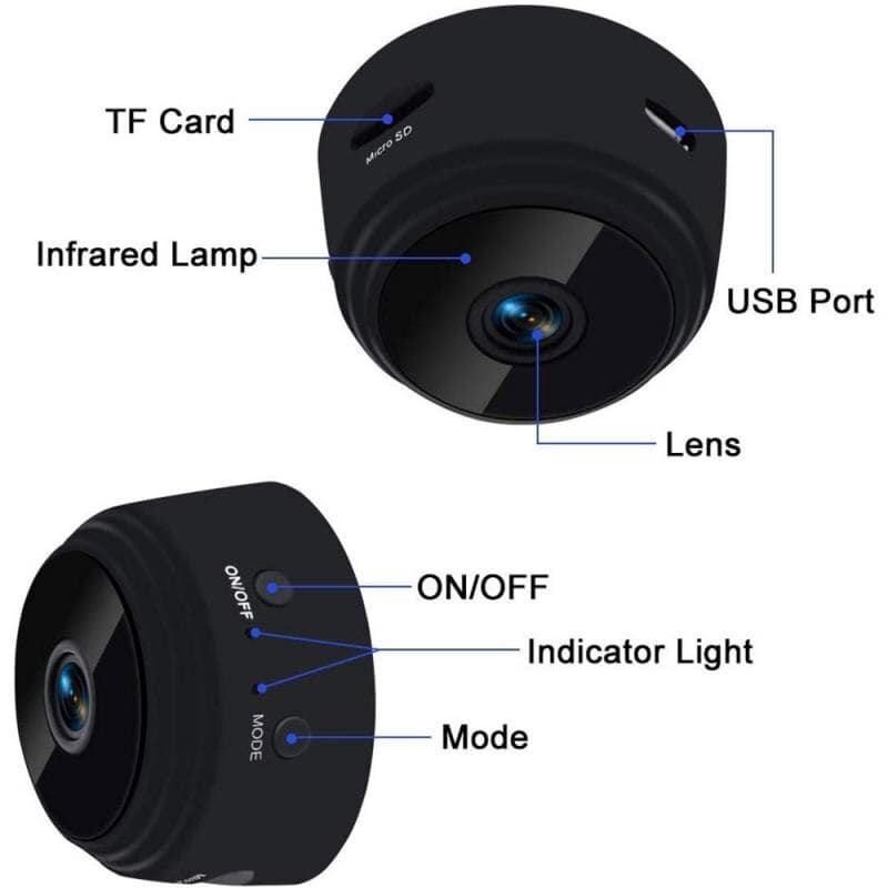 US | Mini WiFi Camera – Wireless Smart Security Cam