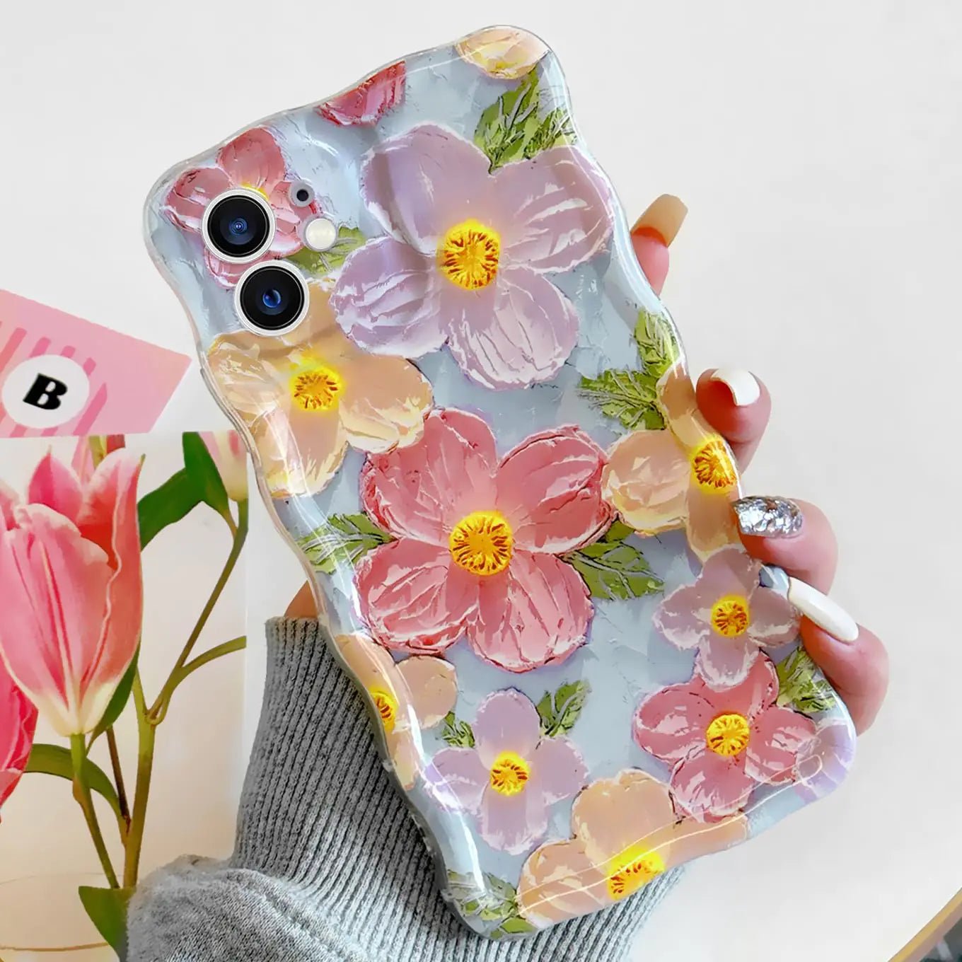 Floral Case for iPhone 13 - Catch Cards