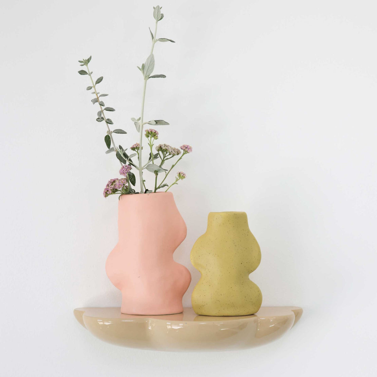 Fluxo Ceramic Vase Small - Pistachio