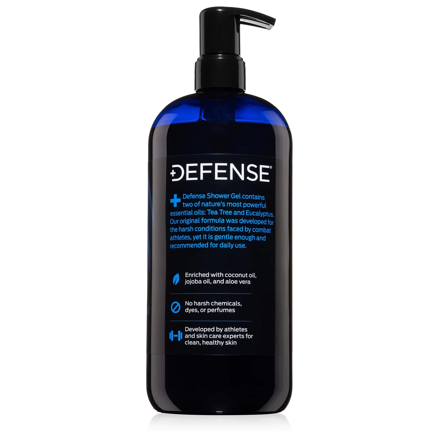 Defense Soap Organic Tea Tree Body Wash, 32 oz, alle naturlige ingredienser, SLS-fri, beroligende, unisex original 32 Fl Oz (pakke med 1)