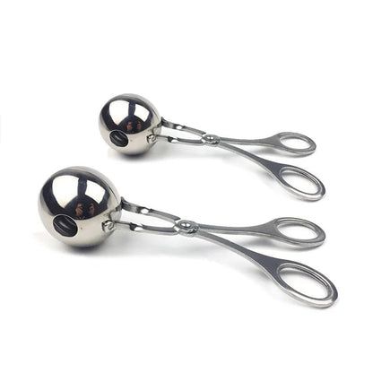 FRENCH / ENGLISH: Pinces à Boulettes de Viande en Acier Inoxydable // Stainless Steel Meatball Tongs - Catch Cards