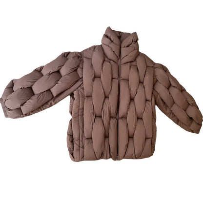 Woven Warm Plus-Size Puffer