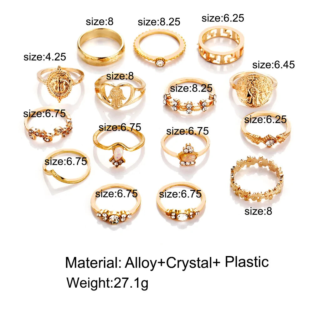 Women's Vintage Ring Set