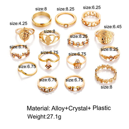 Women's Vintage Ring Set